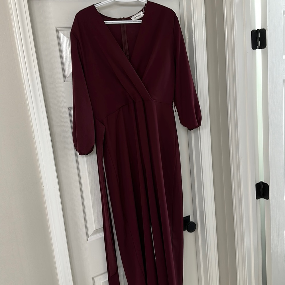 burgundy Jumper